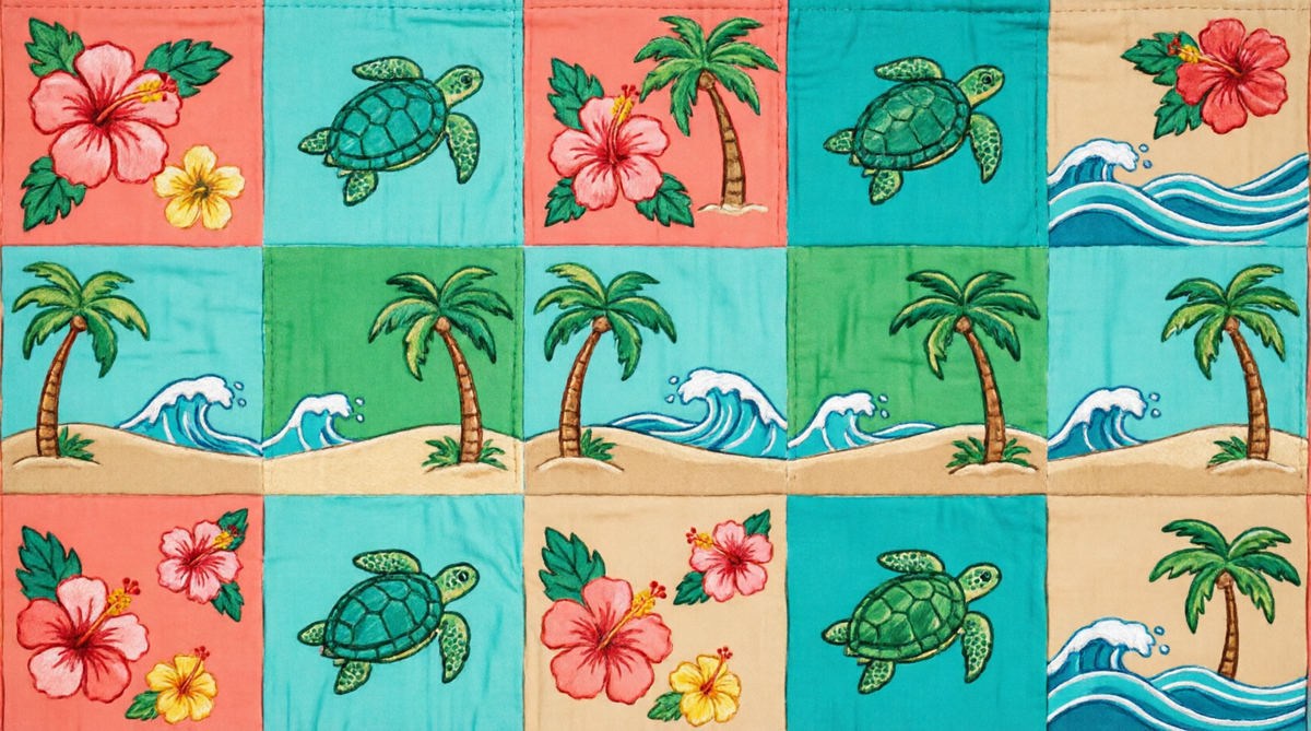 Hawaiian Quilt Blocks Vol. 1 PDF Pattern